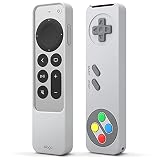 elago R4 レトロケース 2022 Apple TV 4K Siriリモート第3世代対応 2021 Apple TV Siriリモート第2世代対応 - クラシックコントローラーデザイン [非機能] 保護 (ライトグレー)