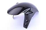 Bestem CBYA-R605-FFD ブラックカーボンファイバーフロントフェンダー ヤマハR1 2007-2008およびR6 2005用