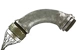 Leviton L7924 3-Inch, 90-Degree, Male, Aluminum Body, Liquid-Tight Metal Core Conduit, Strain-Relief