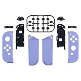 eXtremeRateスイッチ ジョイコンに対応用交換シェル、ジョイコン switchとswitch 有機elに対応用ハンドヘルドコントローラーハウジングケース、フルセットボタン付き、ジョイコンに対応用DIY交換ケース（ジョイコン switch本体ではありません）【ライトバイオレット】