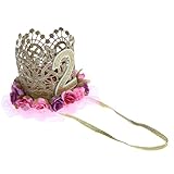 Lovoski ベビーガール　王冠　ヘッドバンド　帽子　レースの花　誕生日パーティー　全6ナンバー - ＃2