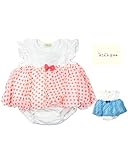 【子供服】 kids zoo (キッズズー) ドット柄スカートパターンメッシュTオール 70cm，80cm W44702