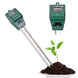 NEW Digital PH Meter 3 in 1 plants Flowers Soil Water Light Tester Sensor Monitor for Aquarium Indoo