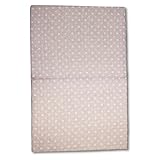 un doudou 【日本製】 ベビー 2つ折れ ミニサイズ 固綿敷布団 (60×90cm) ≪水玉≫オーガニックコットン ダブルガーゼ 綿100% No.1102