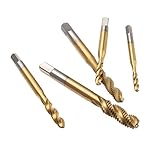 5個入りセット 高速度鋼 HSS ねじ山 メトリック スパイラルハンド プラグタップ M3 M4 M5 M6 M8
