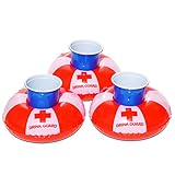Inflatable Drink Guard Drink Holder (3 Pack), Float your drinks in style