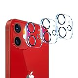 3枚 対応 iPhone 12 カメラフィルム カメラレンズ 保護 カバー 強化ガラス 全面保護 黒縁取り 露出オーバー防止 アイフォン12 対応 【3枚セット】 SXWJTAP123