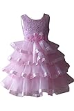 (アイビードレシング) Ivydressing 子供ドレス パーティードレス ウェディング フラワーガールドレス ジュニアドレス 披露宴 発表会 演奏会 ガールズ Aライン 丸襟 ピンク キッズ-90
