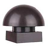 Thomas & Betts K852BR Red Dot Sitelight Post Top Light With Metal Back Plate And Mounting Hardware, 
