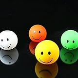 GLADLEミニキュート7色変更Round Smile Face LED夜ライトランプGreat Gift for Kidsパーティークリスマス