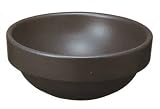 信楽焼陶器 黒マット手洗鉢 埋込 黒マット釉 径27cm MA517