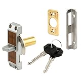 prime-line製品S 4060デッドボルトロックループロックキー付き、アルミニウム仕上げ