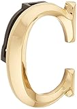 Monogram Letter C Door Knocker - Brass by Michael Healy Designs
