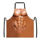 FOR U DESIGNS(JP) おもしろ エプロン ペア 女性用 男性用 首かけ 個性 セクシー