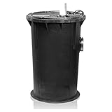 Blue Angel Pumps 08889-BLU1 18 x 30 Poly-Structural Foam Basin with Anti-Flotation Rim, 3/3 Lid, 4 S