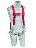 3M Protecta PRO 1191206 Vest Style Harness, Back And Side D-Rings, Pass Thru Legs, 420-Pound Capacit