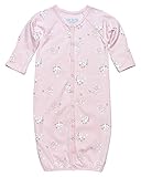 (アンダーザナイル) Under The Nile オーガニックコットン ツーウェイオール うさぎプリント ( 新生児 - 3ヶ月頃)