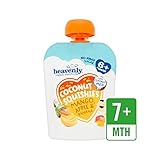 有機ココナッツSquishiesマンゴー、りんご＆バナナ90グラム (Heavenly) (x 6) - Heavenly Organic Coconut Squishies Mango, Apple