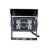HAIN Vehicle Rear View Camera 10 LED Night Vision 1/4" Color Sensor 480 TV lines Waterproof Reversin