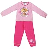 キッズ・子供用 ガールズ パウ・パトロール 長袖トップス・ボトムス(ズボン) パジャマ上下セット 女の子 (18-24ヶ月) (ピンク)