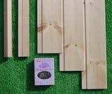 シルバーパイン腰壁作成キット（V溝羽目板/腰見切り/巾木のセット）