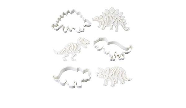 Amazon クッキー型恐竜かび クッキーカッター お弁当 キャラ弁 クッキーカッタークリスマスケーキギフト6個セット 3 5労働日以内配達 クッキー型 オンライン通販