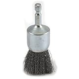 Forney 72738 Wire End Brush, Fine Crimped with 1/4-Inch Hex Shank, 1-Inch-by-.008-Inch [並行輸入品]