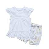 キッズ・ベビー服 女の子 夏　Tシャツ ショートパンツ２点セット タキシード風　結婚式　祝い　念撮影 入園式用 73/80/85/90/100