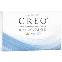 クレオワンデーUVモイスト 30枚 1箱 （1日使い捨て コンタクトレンズ ）【BC】8.7 【PRW】-1.75