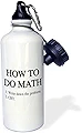 ローズWB _ 163816 _ 1 How to Do Mathスポーツウォーターボトル、21オンス、ホワイト