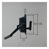 三協アルミ 補修部品 窓 サッシ 部品 ルーバー窓 (左) オペレーターハンドル(WB7504L0-KC) *製品色・形状等仕様変更になる場合があります*