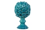 Urban Trends 50506-UT Decorative Porcelain Artichoke, Large, Turquoise