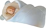 BlueberryShop FLEECE with Pillow Very WARM and Cute Swaddle Wrap, Blanket, Sleeping Bag, baby shower