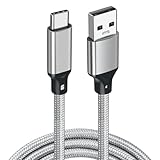 Type C ケーブル USB-A &USB-C 10Gbps データ転送 3.2(Gen2) ケーブル 60W 20V/3A 高速充電 ナイロン編みXperia/Galaxy/LG/iPad Pro/Galaxy S10 / S10+ / S9 / S9+/ MacBook/MacBook Air (2018)、その他USB-C機器対応 テレワーク リモート 在宅勤務 (1.5m, ブルー)