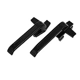 uxcell　ケースメント　ロックハンドル　亜鉛合金　ハンドグリップ　ブラック　2 in 1