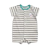 baby ampersand オーコットロンパス　エメラルドグリーン　80cm