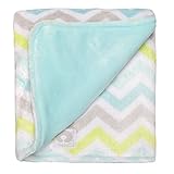 Boppy 2 Ply Solid Reverse Blanket, Chevron Print by Boppy