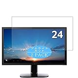 2枚 VacFun ブルーライトカット フィルム ， Acer モニター ディスプレイ KA240Hbmidx 24インチ KA240H 向けの ブルーライトカットフィルム 保護フィルム 液晶保護フィルム（非 ガラスフィルム 強化ガラス ガラス ）