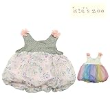 【子供服】 kids zoo (キッズズー) シフォン柄込みバルーンチュニック 70cm～95cm W46900