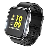 2020最新版 スマートウォッチ フルタッチスクリーン HD画面 健康管理 スマートバンド IP68防水 スマートブレスレット 心拍計 活動