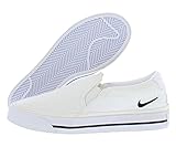 Nike レディース Court Legacy スリッポン スニーカー ホワイト ブラック サイズ US サイズ: 7.5 カラー: ホワイト