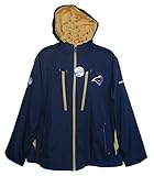セントルイス・ラムズ大人サイズXL XL NFLフルZip Authentic OnフィールドPlayersサイドラインジャケット暖かい – ネイビーブルー&ゴールド