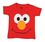 Sesame Street Elmo Big Face幼児用Tシャツサイズ2t
