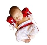 J-LAVIE ベビー コスチューム 寝相アート ボクシング ベビー服 おとこ 記念撮影 毛糸 手作り