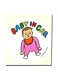 dune 花くまゆうさく BABY IN CAR 赤ちゃん ステッカー