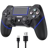 【プライム会員はさらに600円OFF】PS4用 コントローラー 無線 「NEWモデル」 連射機能 振動機能 ジャイロセンサー機能