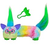 ハズブロ（Hasbro）ファービー DJファーブレッツ キャン・ディー・スワール ミニフレンド ファービー語オンリー、電動ぬいぐるみ、胴体を伸び縮みできる、サウンド＆音楽、対象年齢6才以上、ブルー＆パープル G1782 正規品