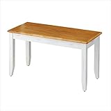 ナチュリア テーブル ナチュラル×ホワイト W100cm