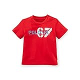 ポロラルフローレン 67グラフィック半袖Tシャツ レッド (男の子12～24か月用) 24M [並行輸入品]