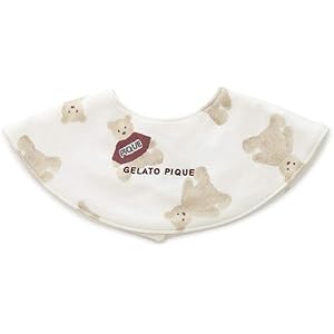 [ジェラート ピケ] ベア柄babyスタイ PBGG205731 BEG F